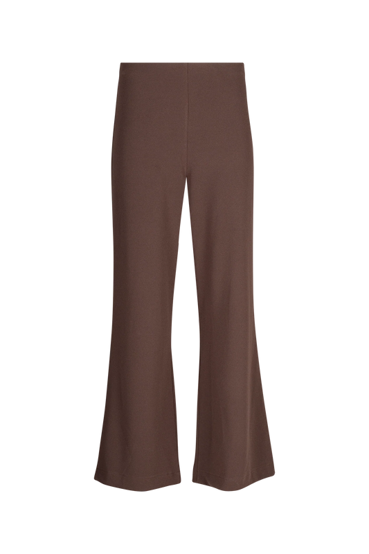 ASTRID WOVEN KNIT PANTS IN BROWN