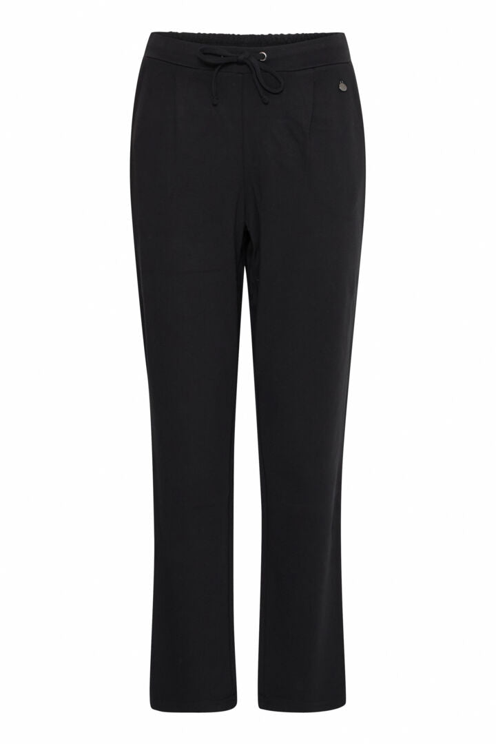 FRANSA BLACK STRETCH PANTS