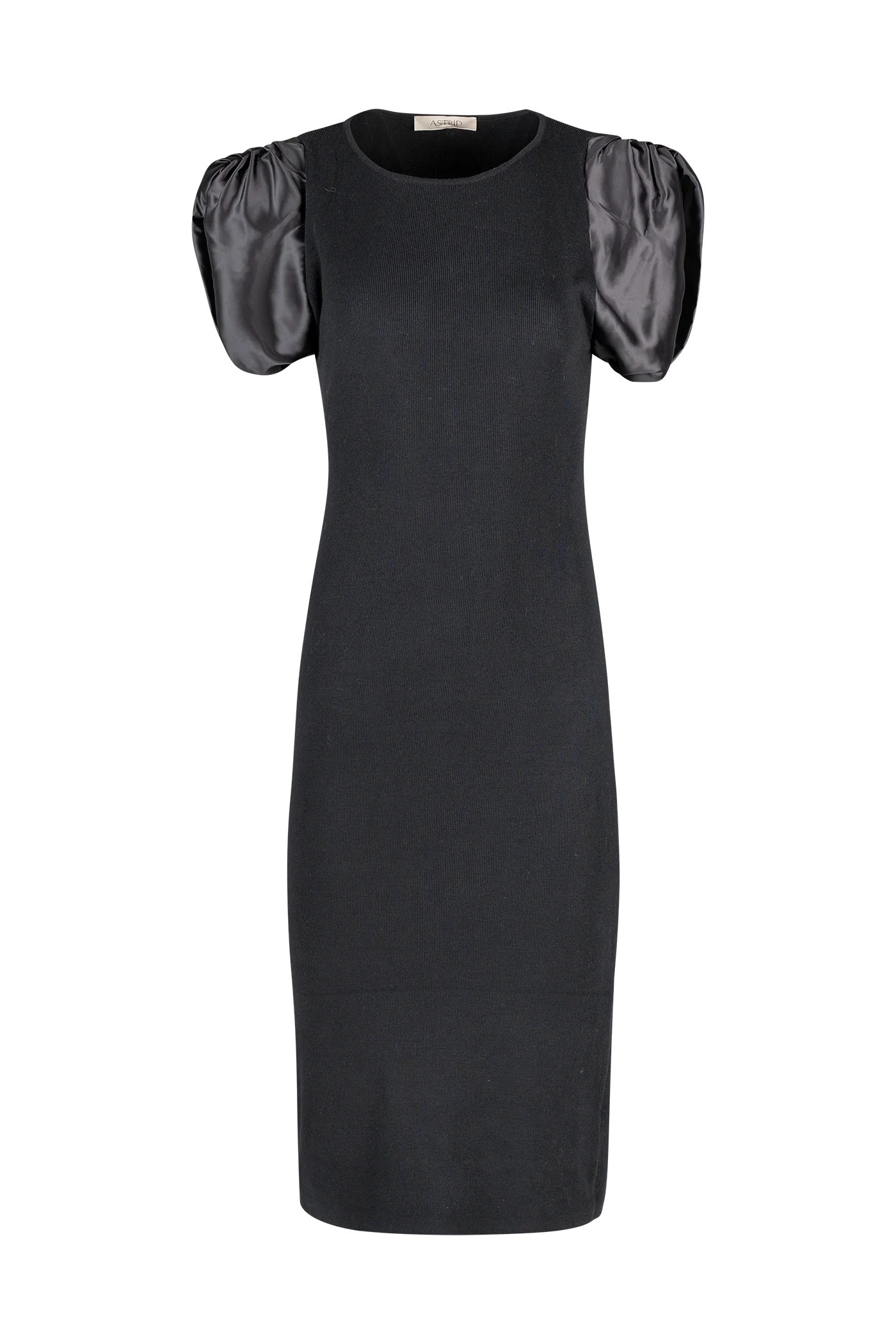 ASTRID KNIT DRESS IN BLACK