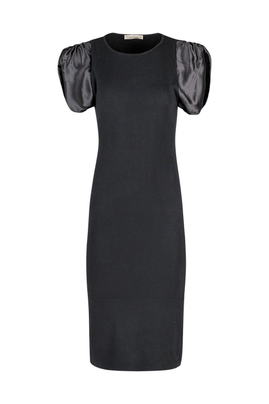 ASTRID KNIT DRESS IN BLACK