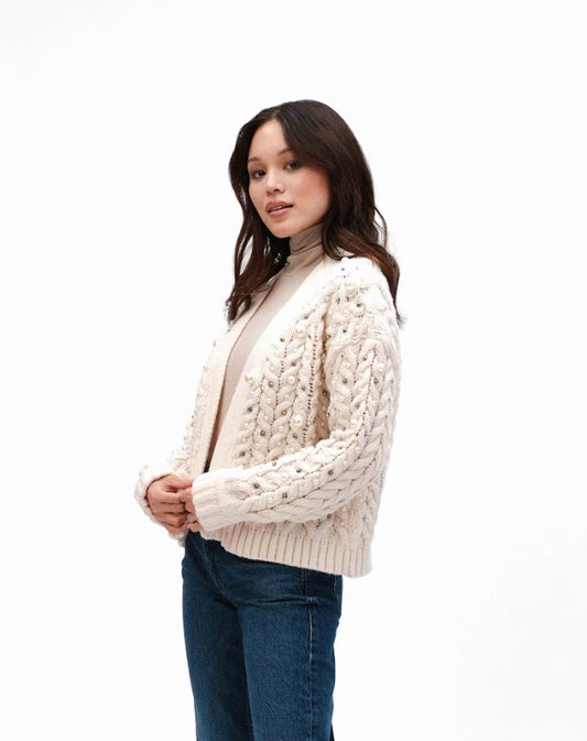 FUNSPORT PEARL KNIT CARDIGAN