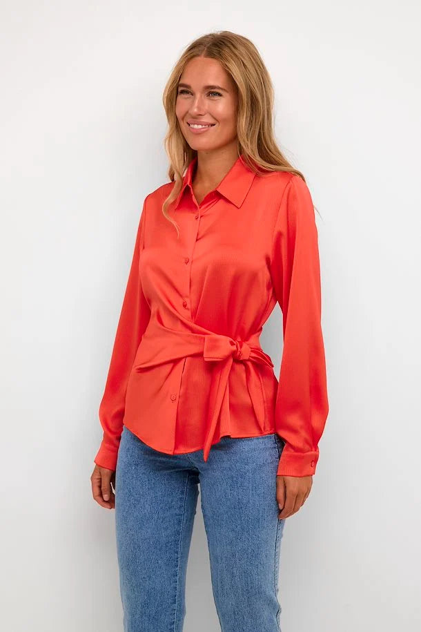 KAFFE CAYENE LOTTE BLOUSE