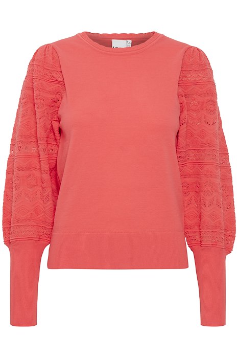 ICHI HARISSI TOP IN CALYPSO CORAL