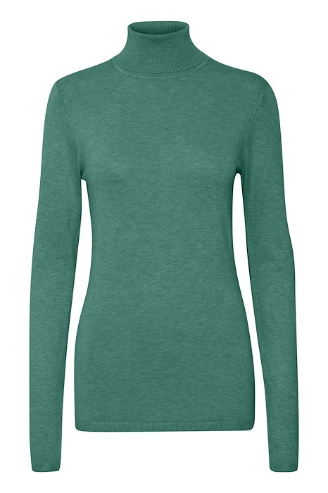 ICHI MAFA TURTLENECK IN QUETZAL GREEN