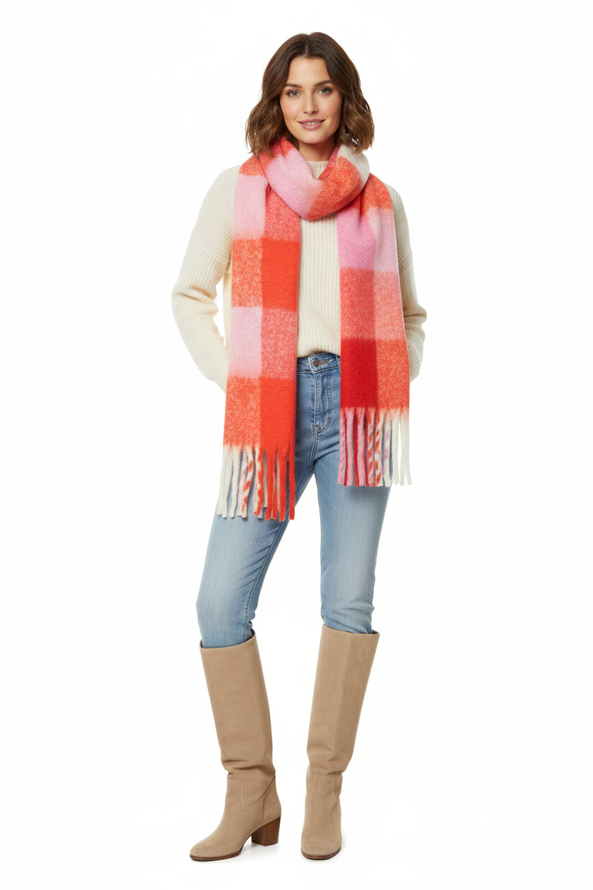 ICHI AGGE ORANGE.COM SCARF