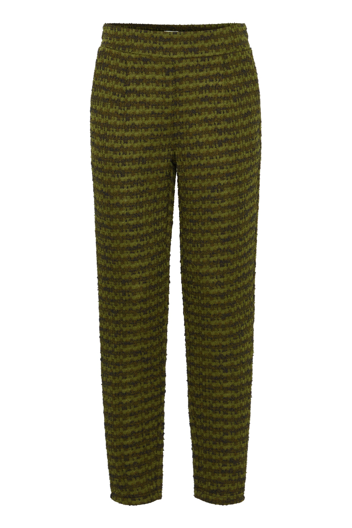 ICHI KATE MOSLEY MAYFLY STRIPE JACQUARD PANTS