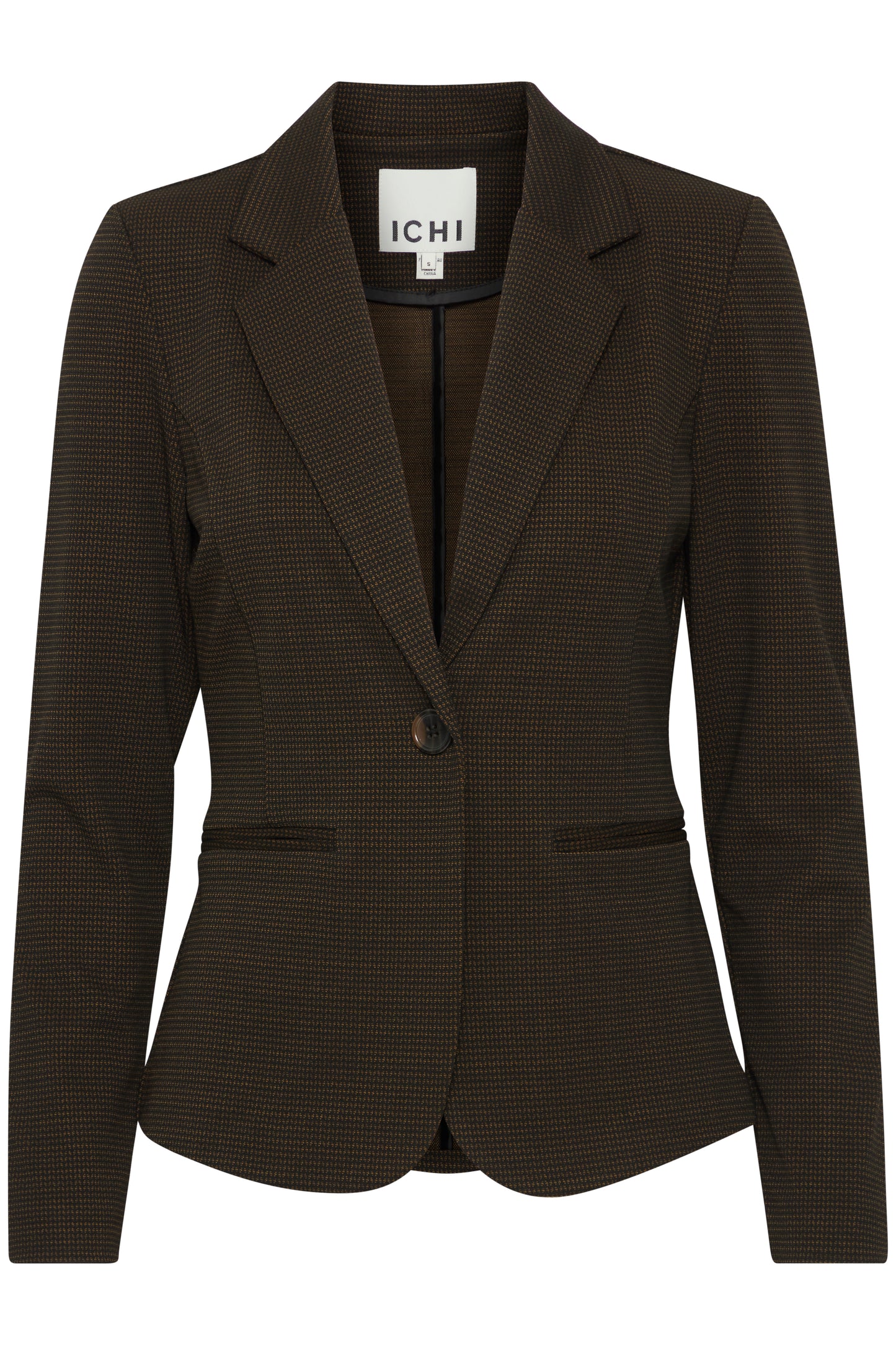 ICHI MANSE MONK'S ROBE HERRINGBONE BLAZER