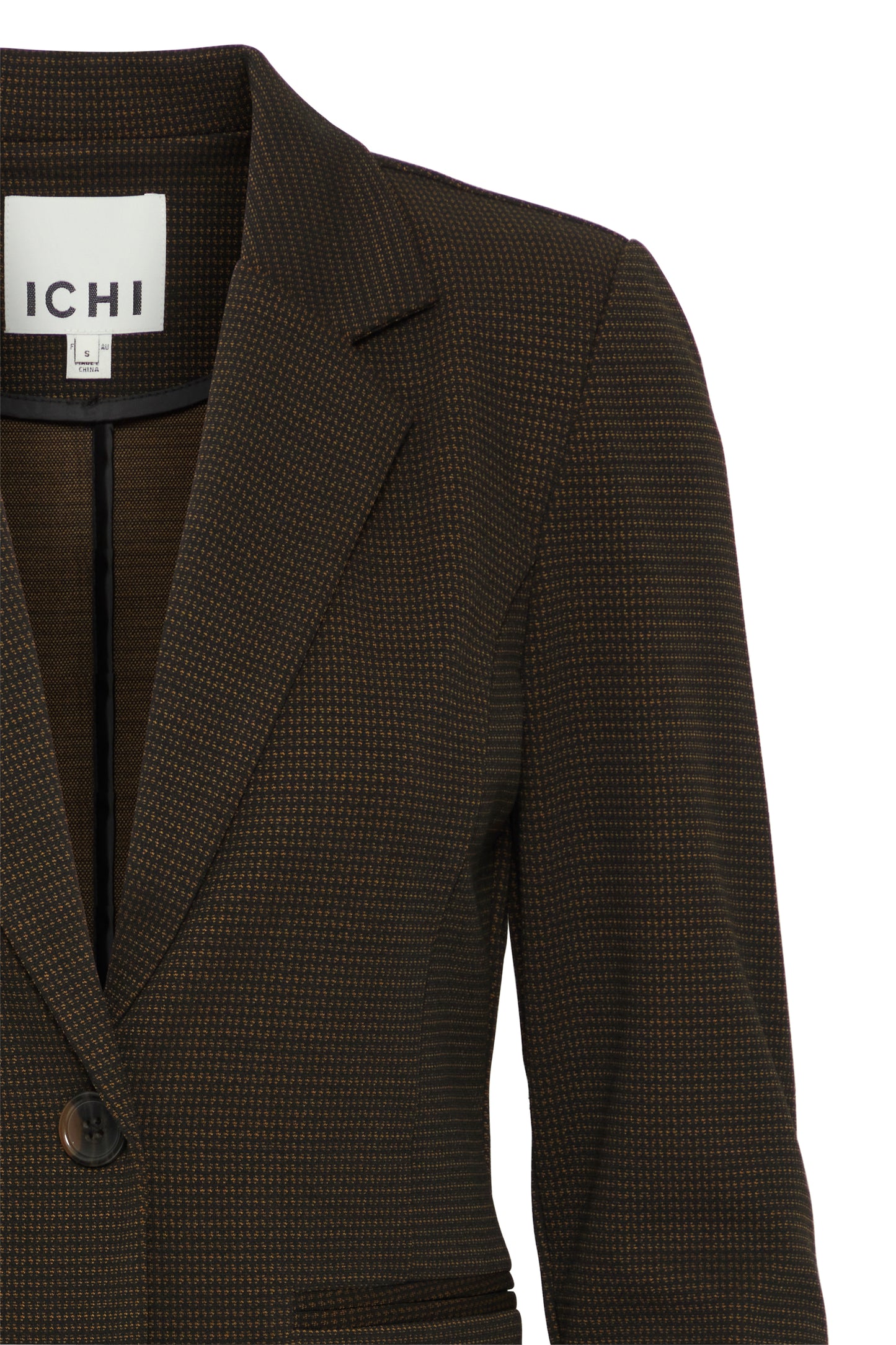 ICHI MANSE MONK'S ROBE HERRINGBONE BLAZER