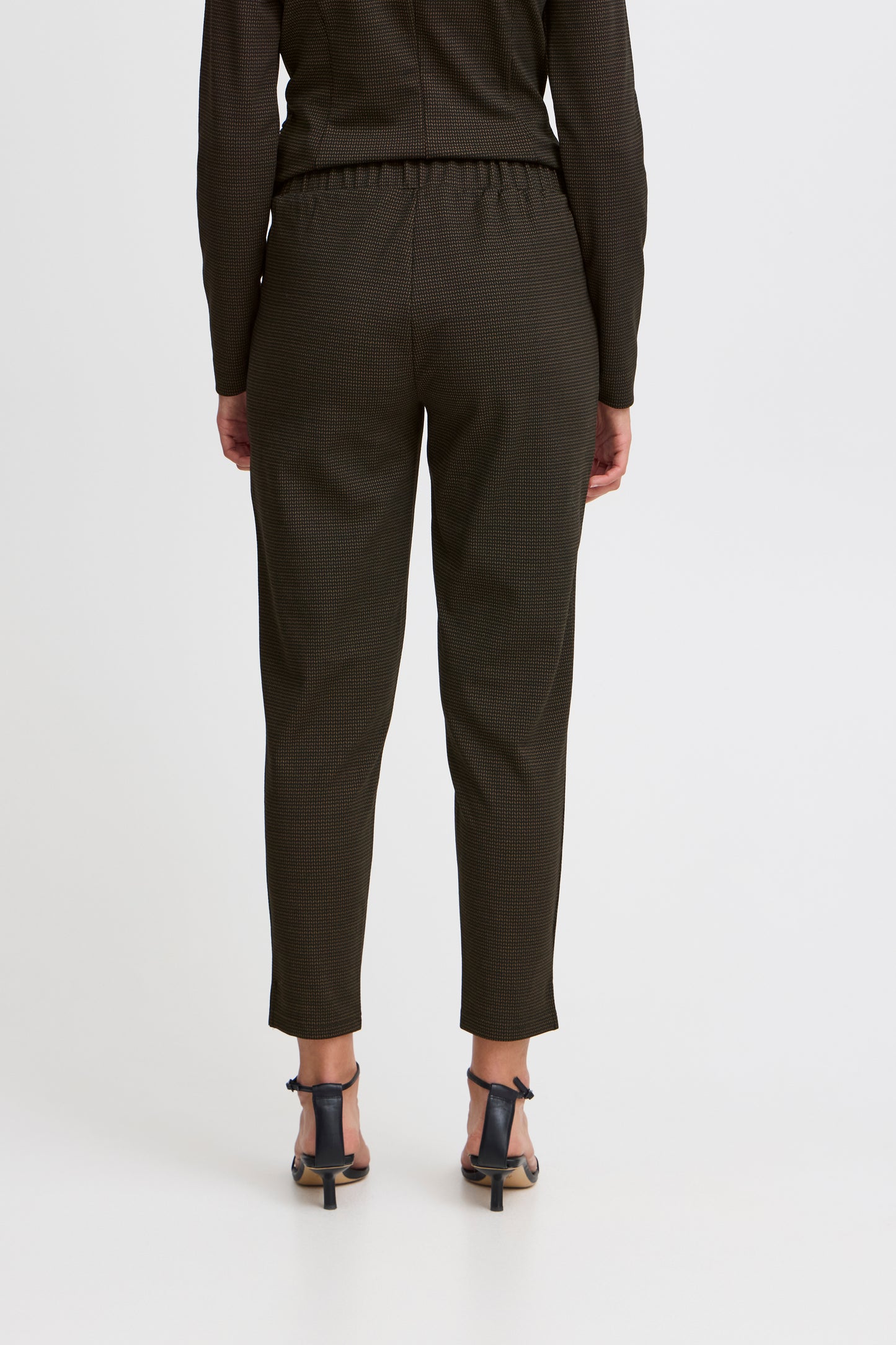 ICHI MANSE MONK'S ROBE HERRINGBONE TROUSERS