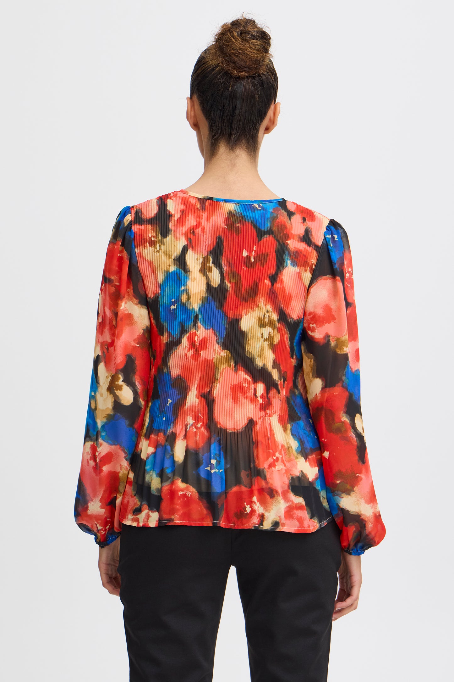 ICHI NEALLY MULTI FLOWER BLOUSE