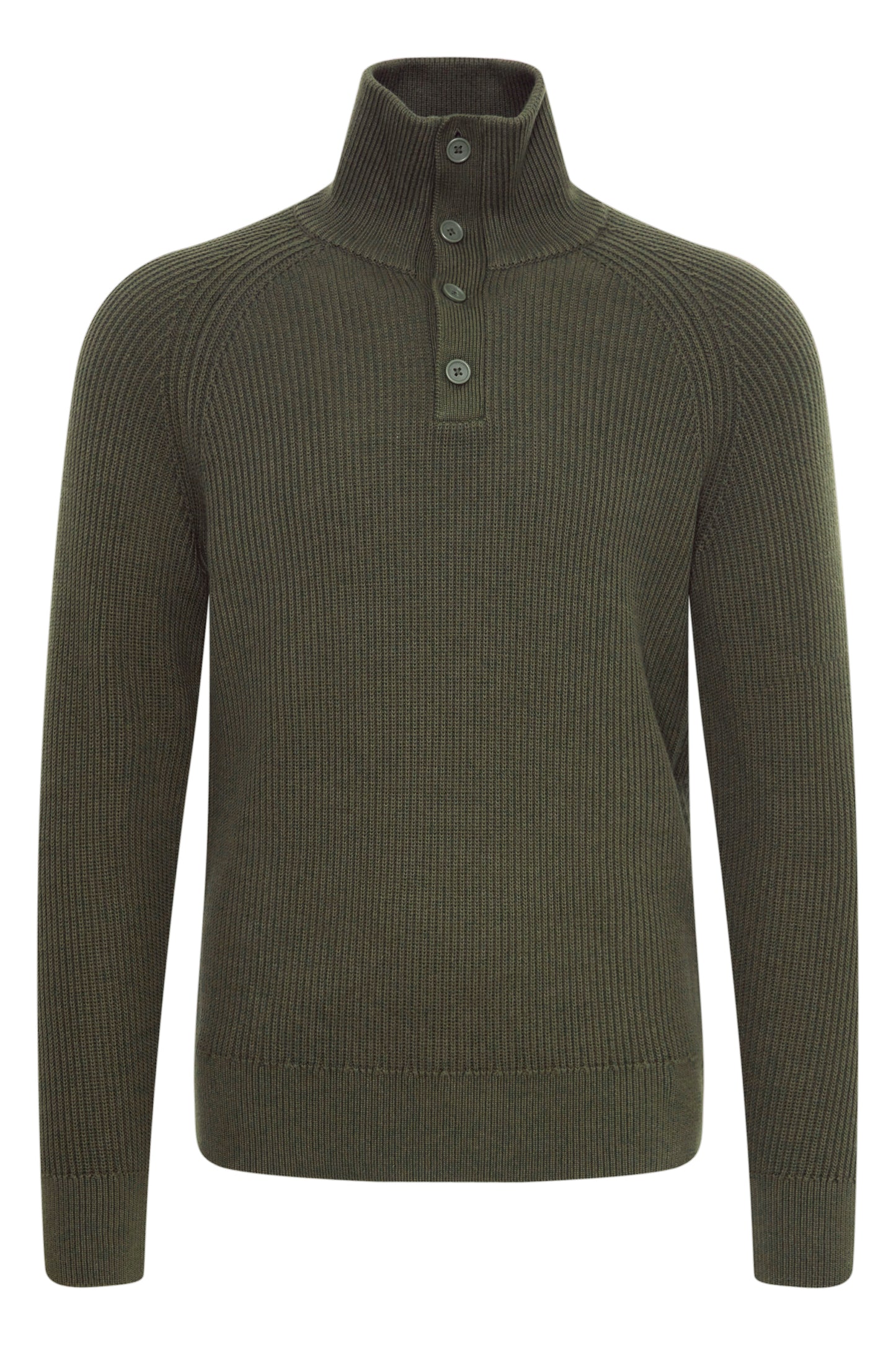 CASUAL FRIDAY MEN'S KRISTIAN RIBBED HIGH NECK KNIT SWEATER IN DEEP DEPTHS