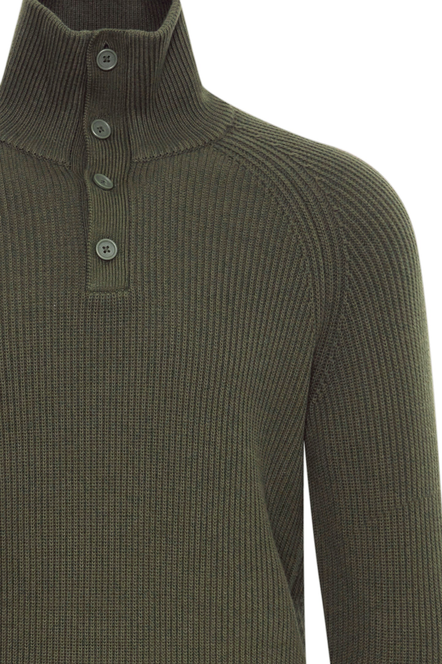 CASUAL FRIDAY MEN'S KRISTIAN RIBBED HIGH NECK KNIT SWEATER IN DEEP DEPTHS
