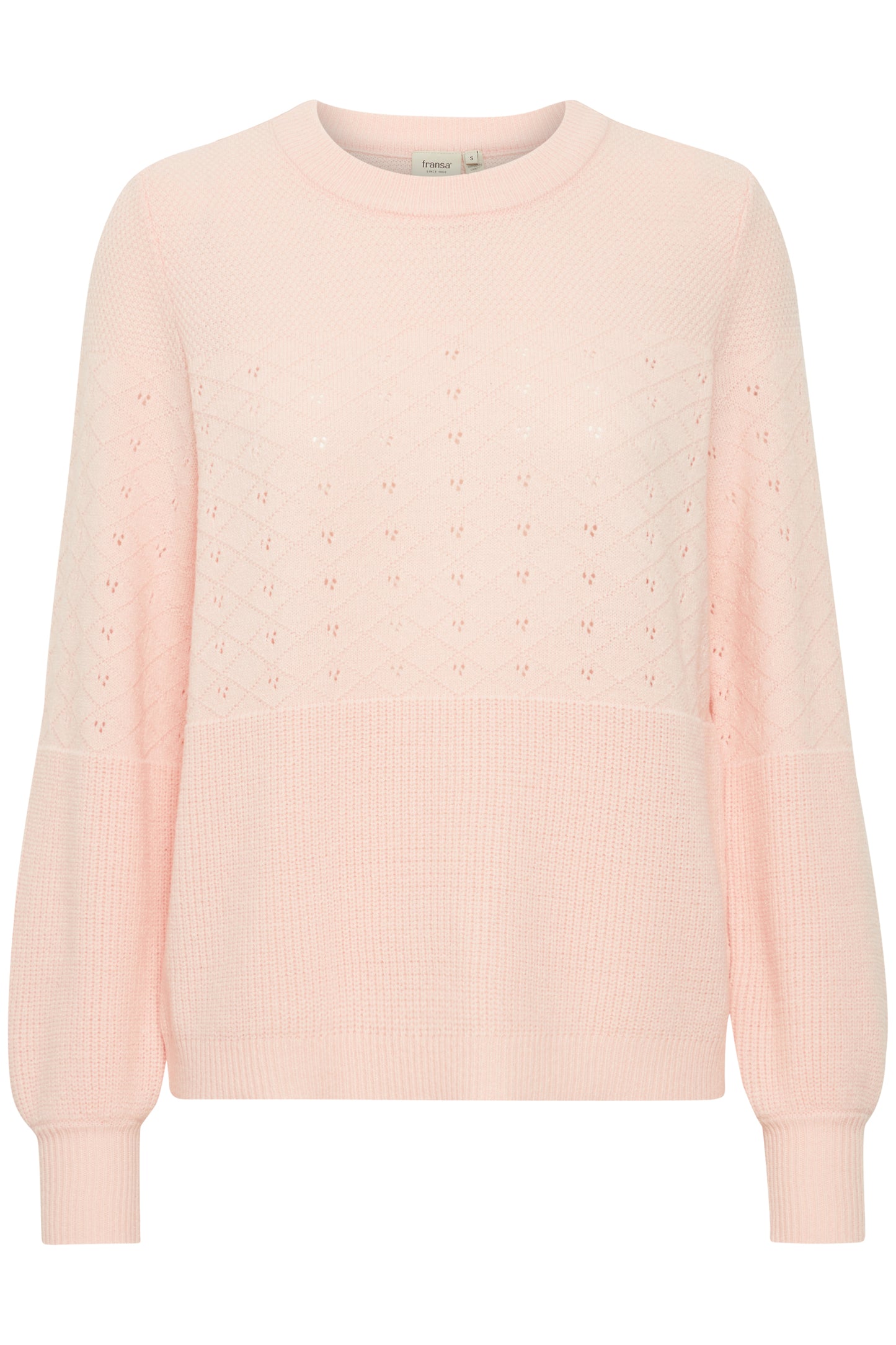 FRANSA PEACHSKIN BITTE KNITTED SWEATER