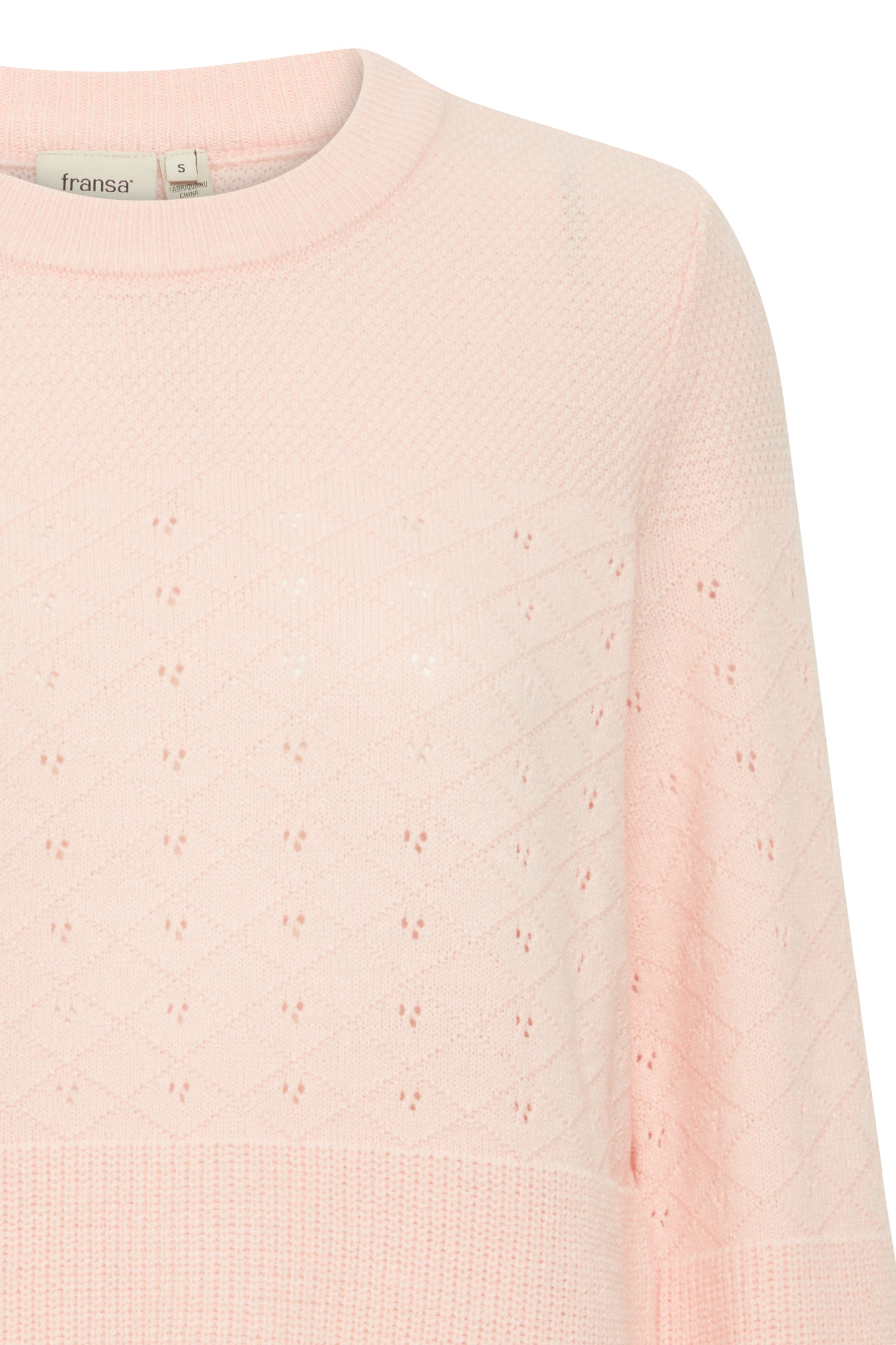 FRANSA PEACHSKIN BITTE KNITTED SWEATER