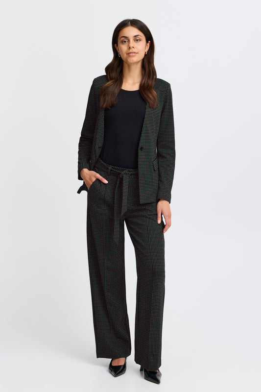 FRANSA BLENDA TROUSERS - LAUREL WREATH