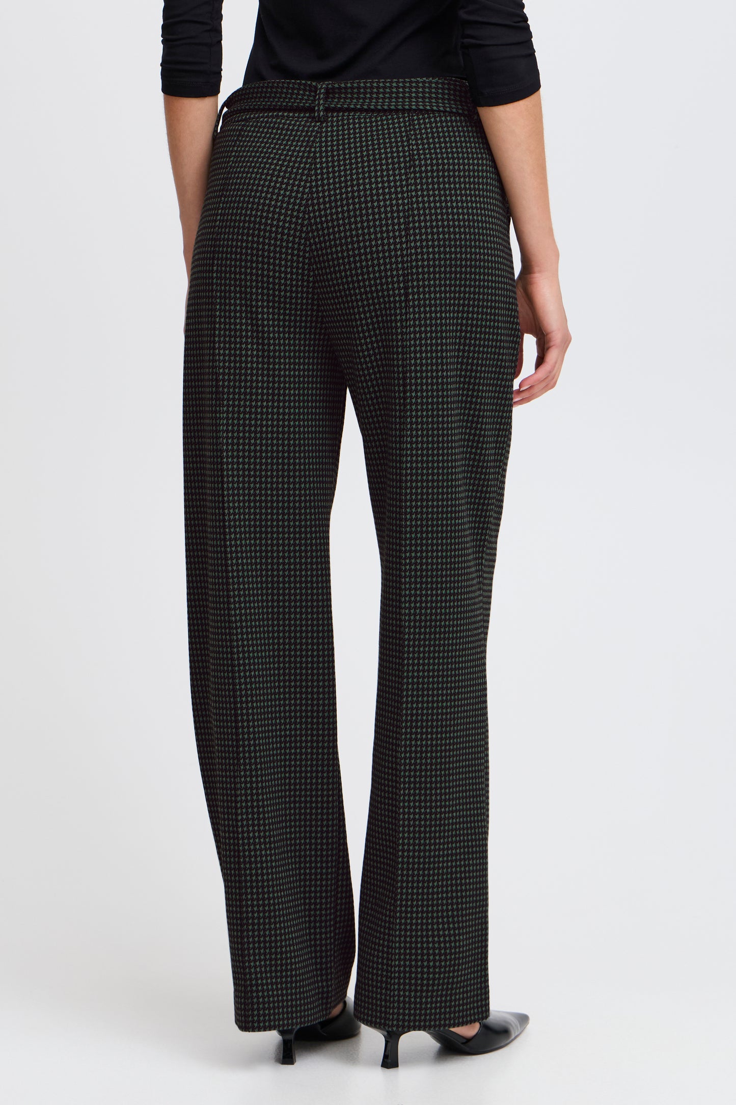 FRANSA BLENDA TROUSERS - LAUREL WREATH