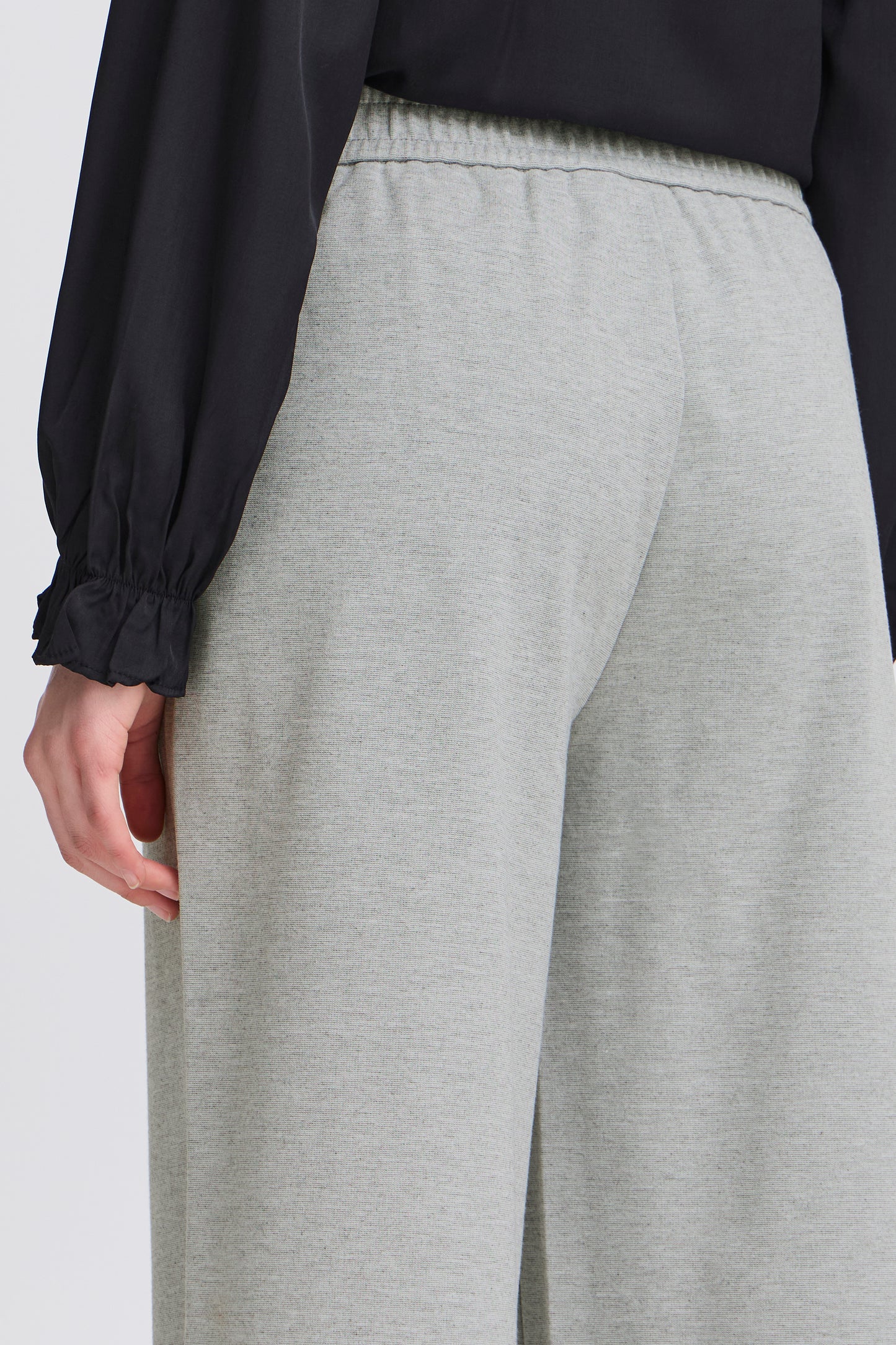 FRANSA BLAZER CASUAL PANTS IN LIGHT GREY MELANGE