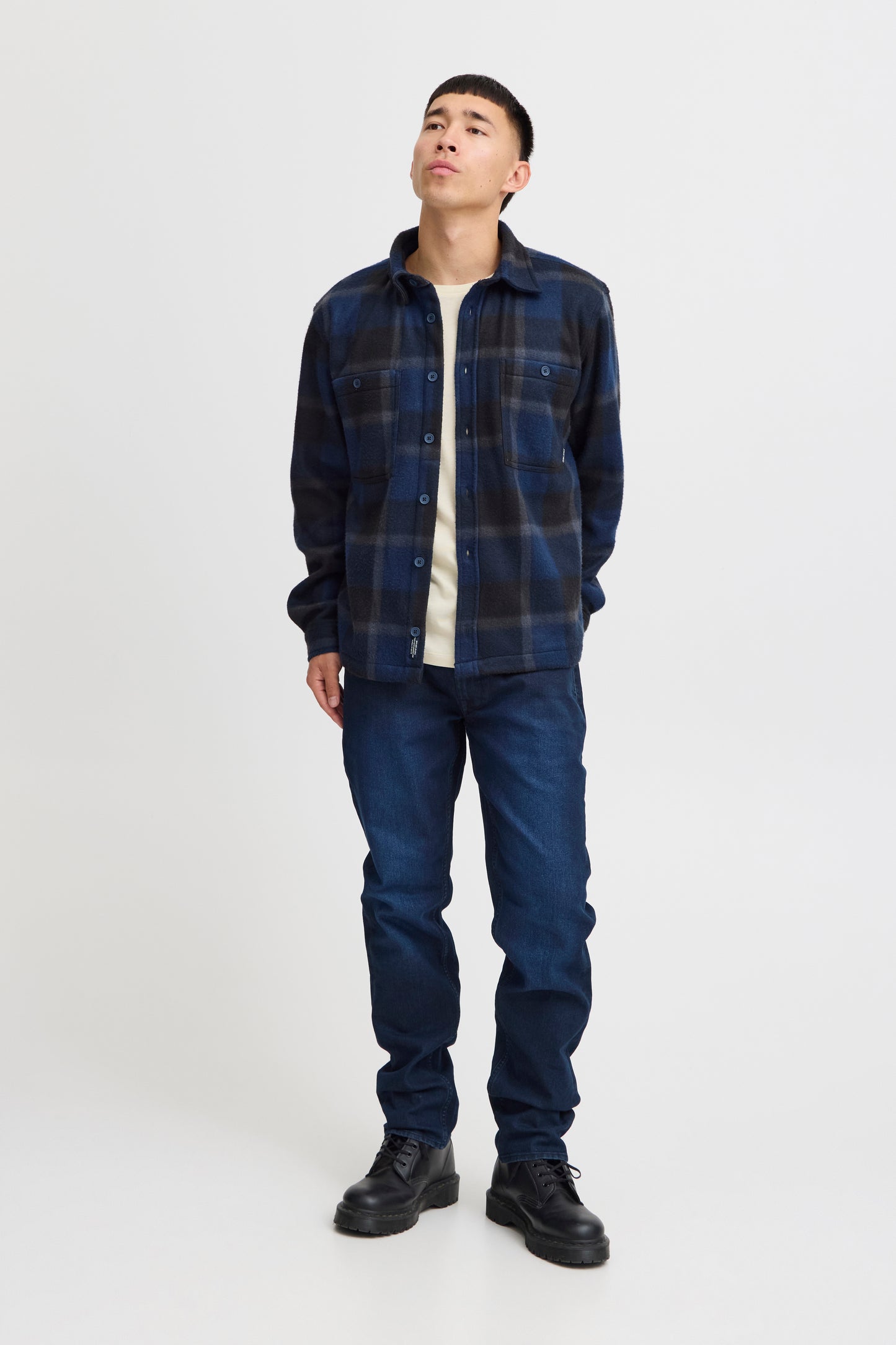 BLEND DRESS BLUES OVERSHIRT