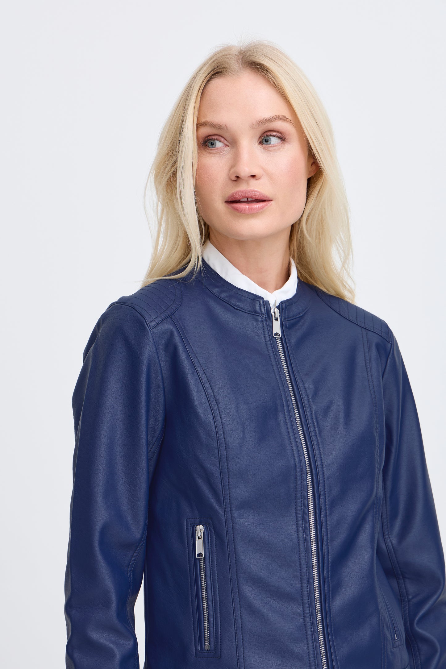 B.YOUNG ACOM JACKET IN MEDIVAL BLUE