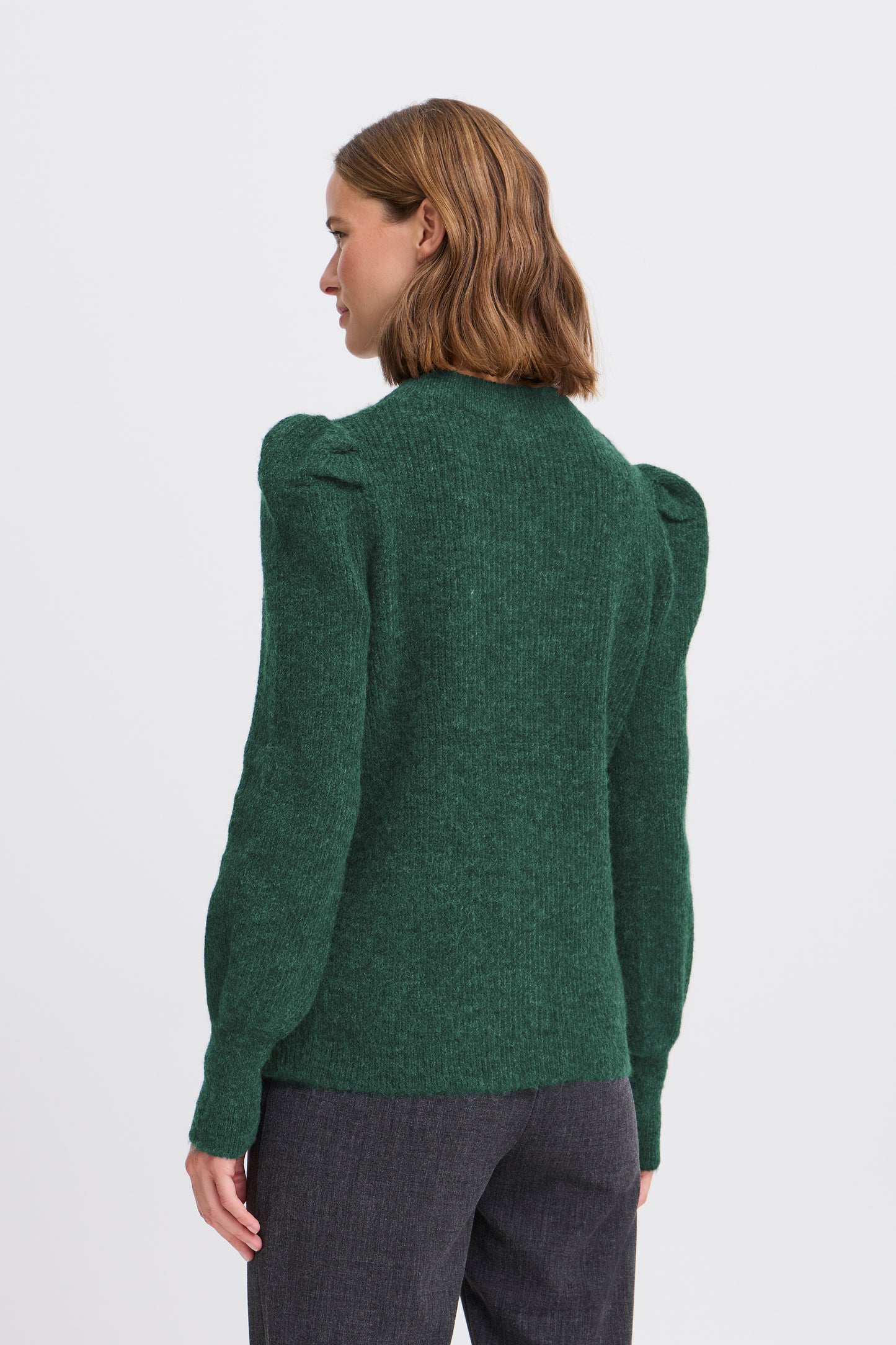 B.YOUNG SEA MOSS MELANGE OMUNA CARDIGAN