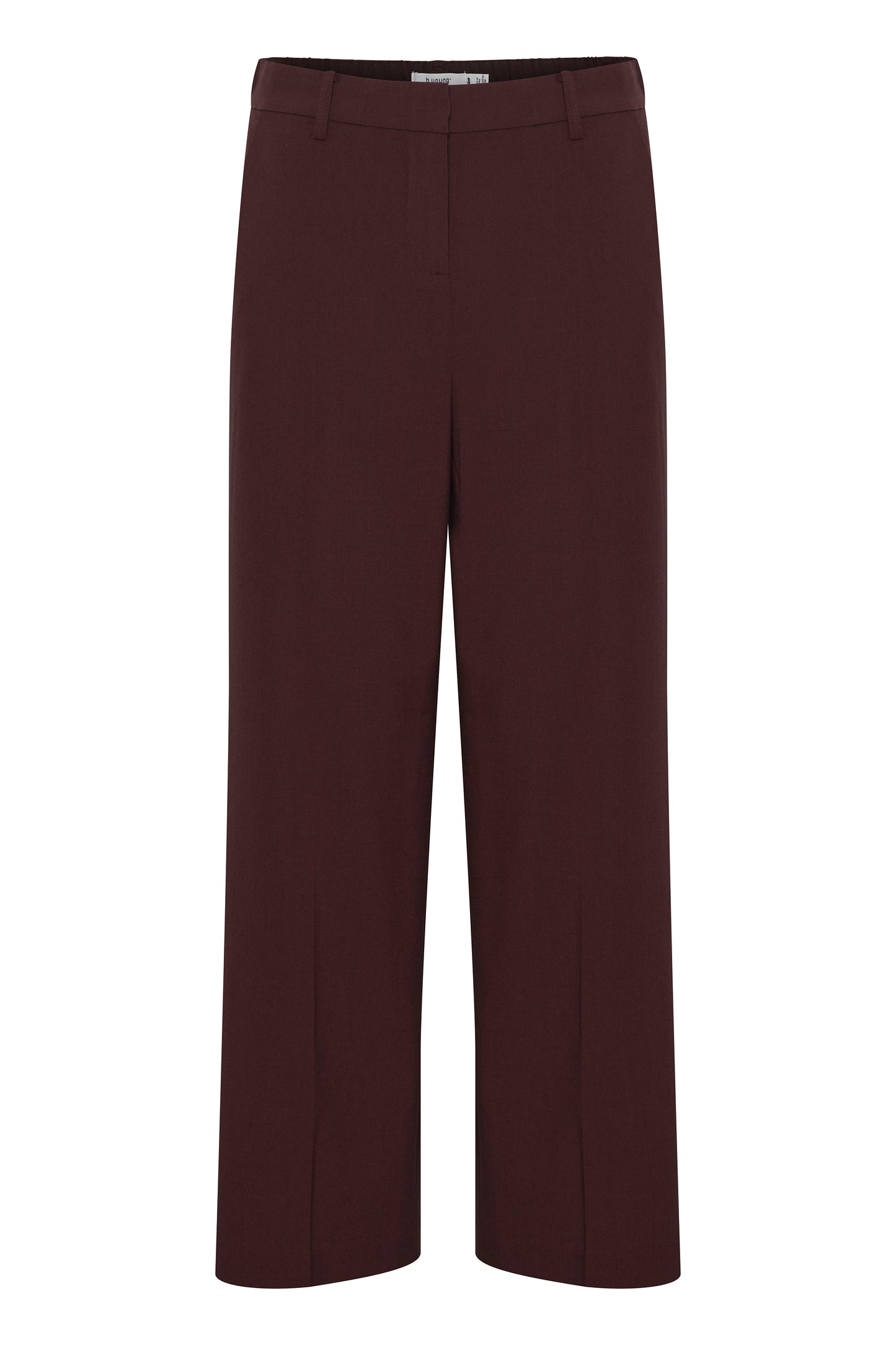 B.YOUNG HOT CHOCOLATE MELANGE DANTA WIDE LEG PANTS