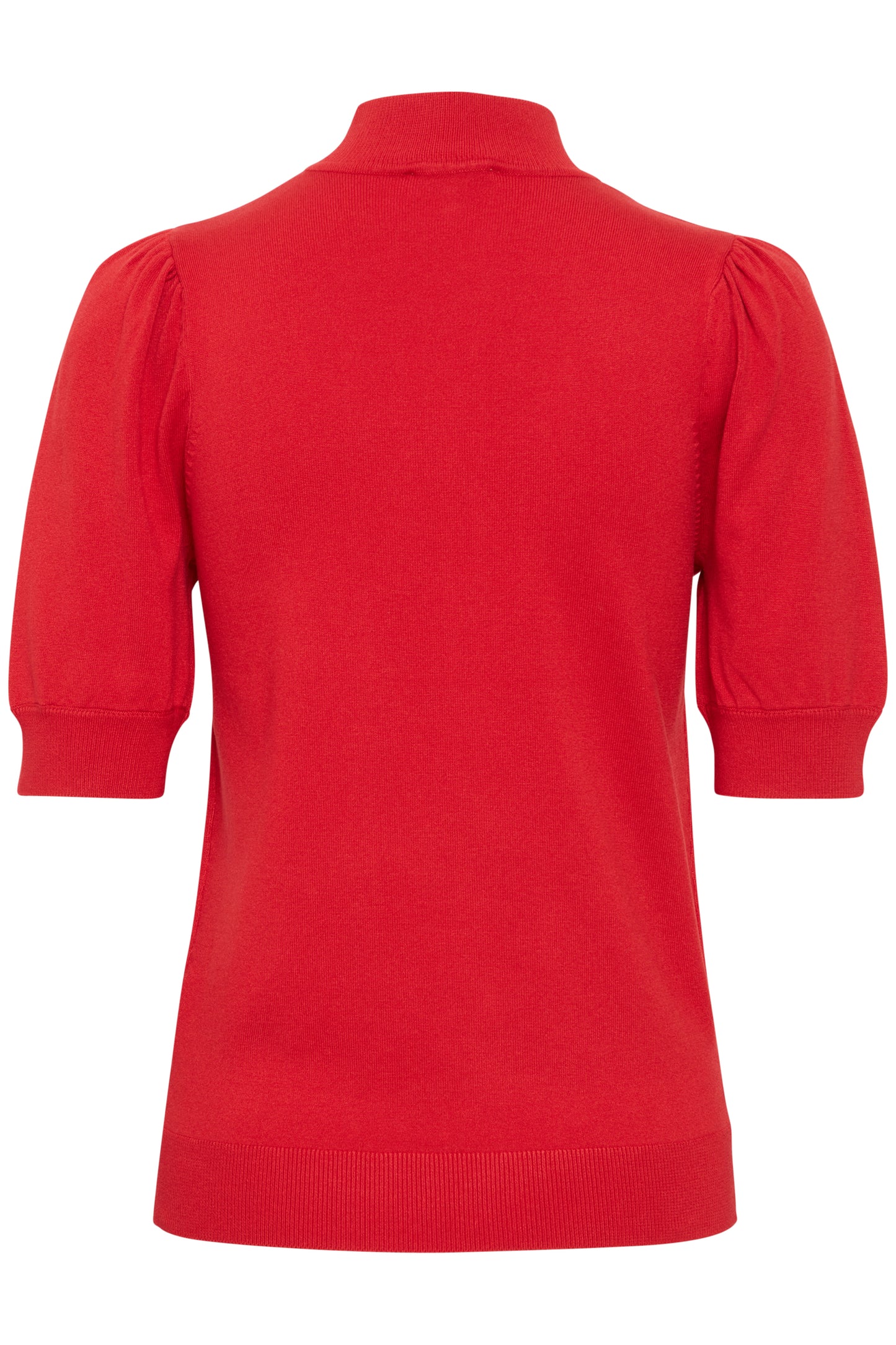 B.YOUNG MMORLA SCARLET SAGE PUFF SLEEVE PULLOVER