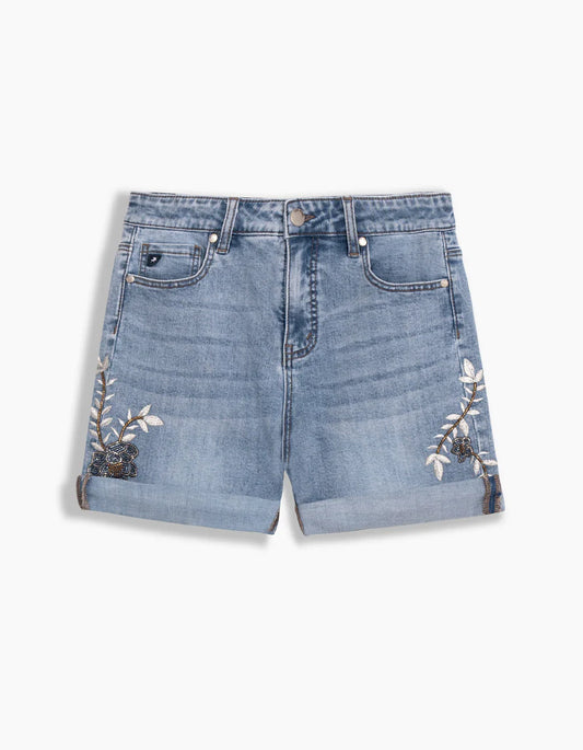 LOIS GEORGIA VINTAGE BLUE SHORT