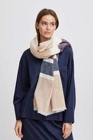 B.YOUNG VIKKE SCARF IN PORT ROYALE MIX