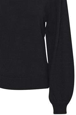 ICHI BLACK VIRELLE LIGHT KNIT