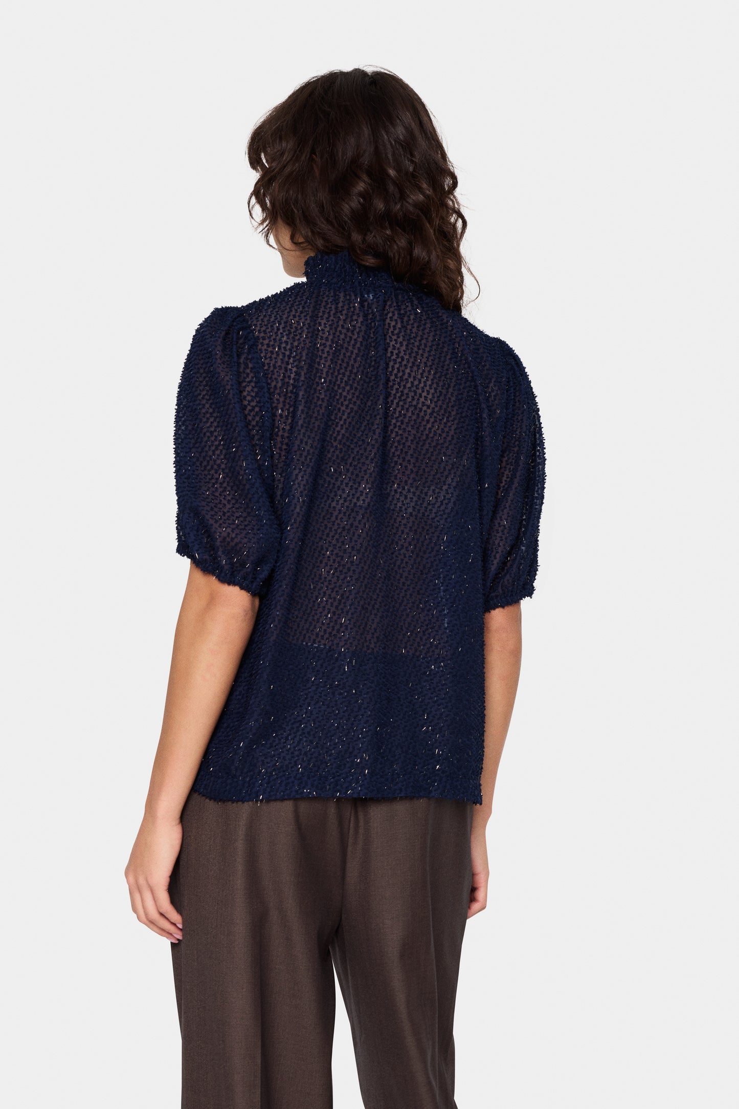SAINT TROPEZ HELMA BLOUSE IN NIGHT SKY