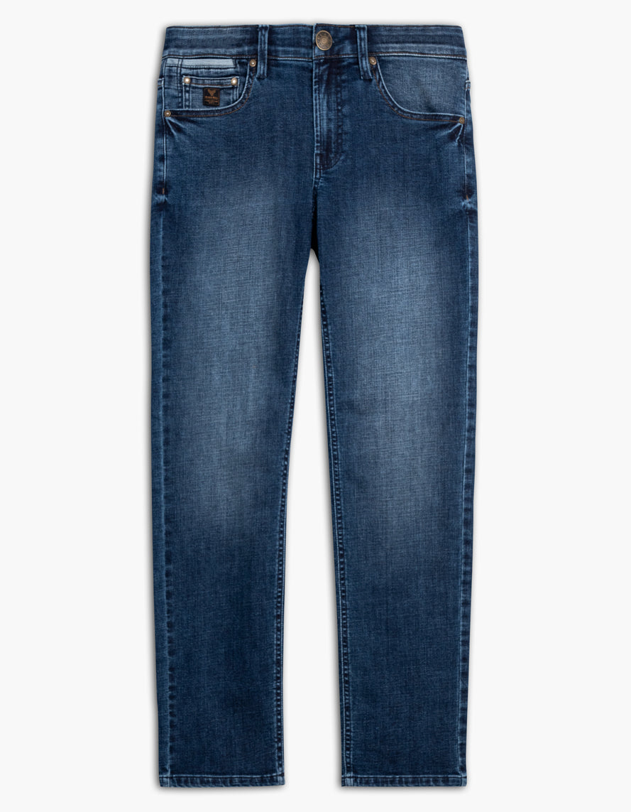 BLACK BULL SAM LOW WAIST REGULAR SLIM JEAN IN HB/STD
