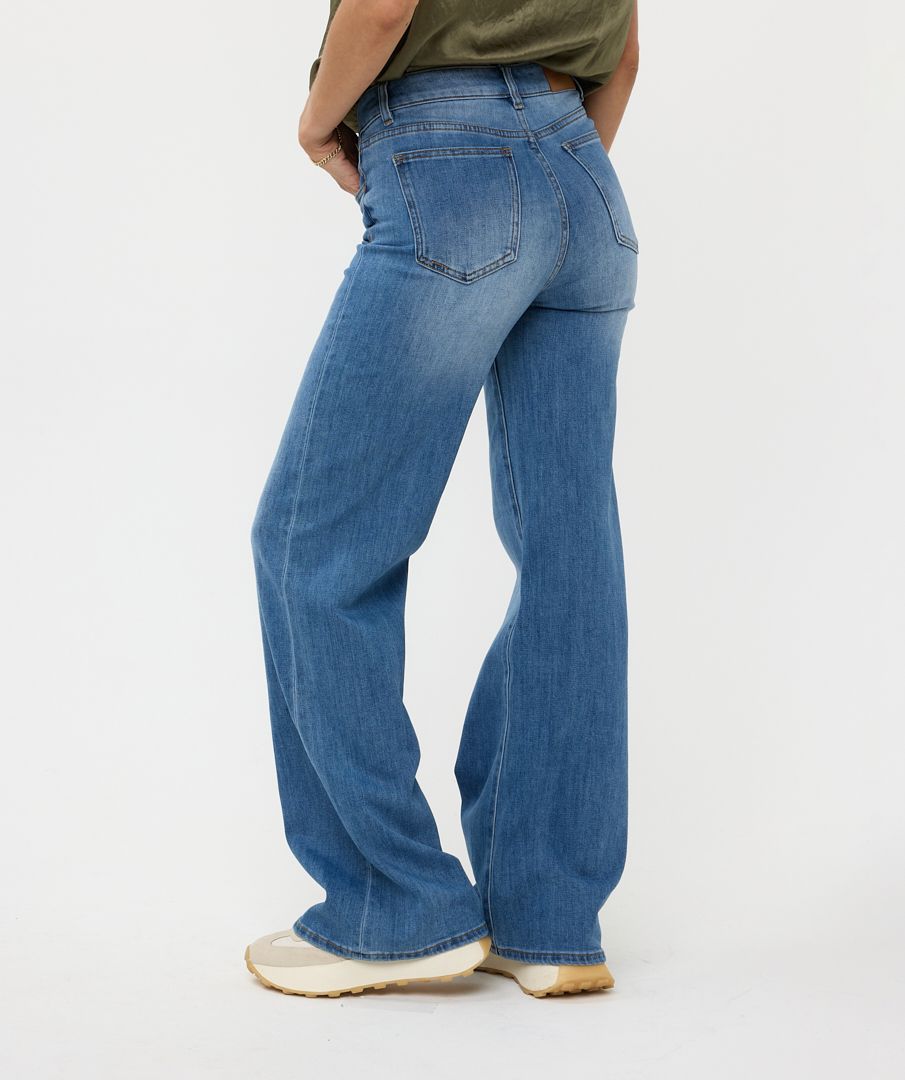 ESQUALO WIDE LEG TROUSER JEANS