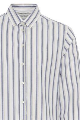 CASUAL FRIDAY ANTON STRIPED SHIRT IN HERON