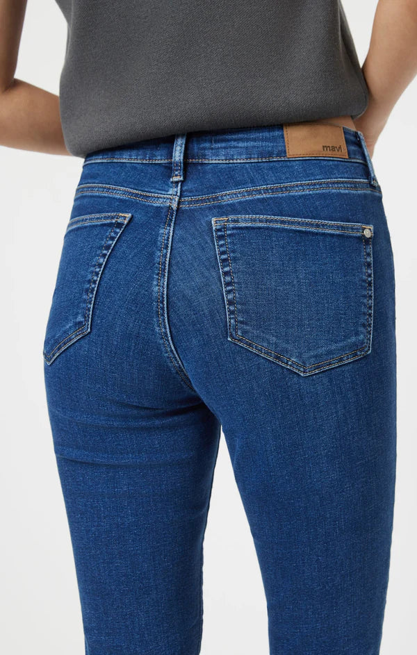 MAVI KATHLEEN FEATHER BLUE JEANS - SLIM BOYFRIEND