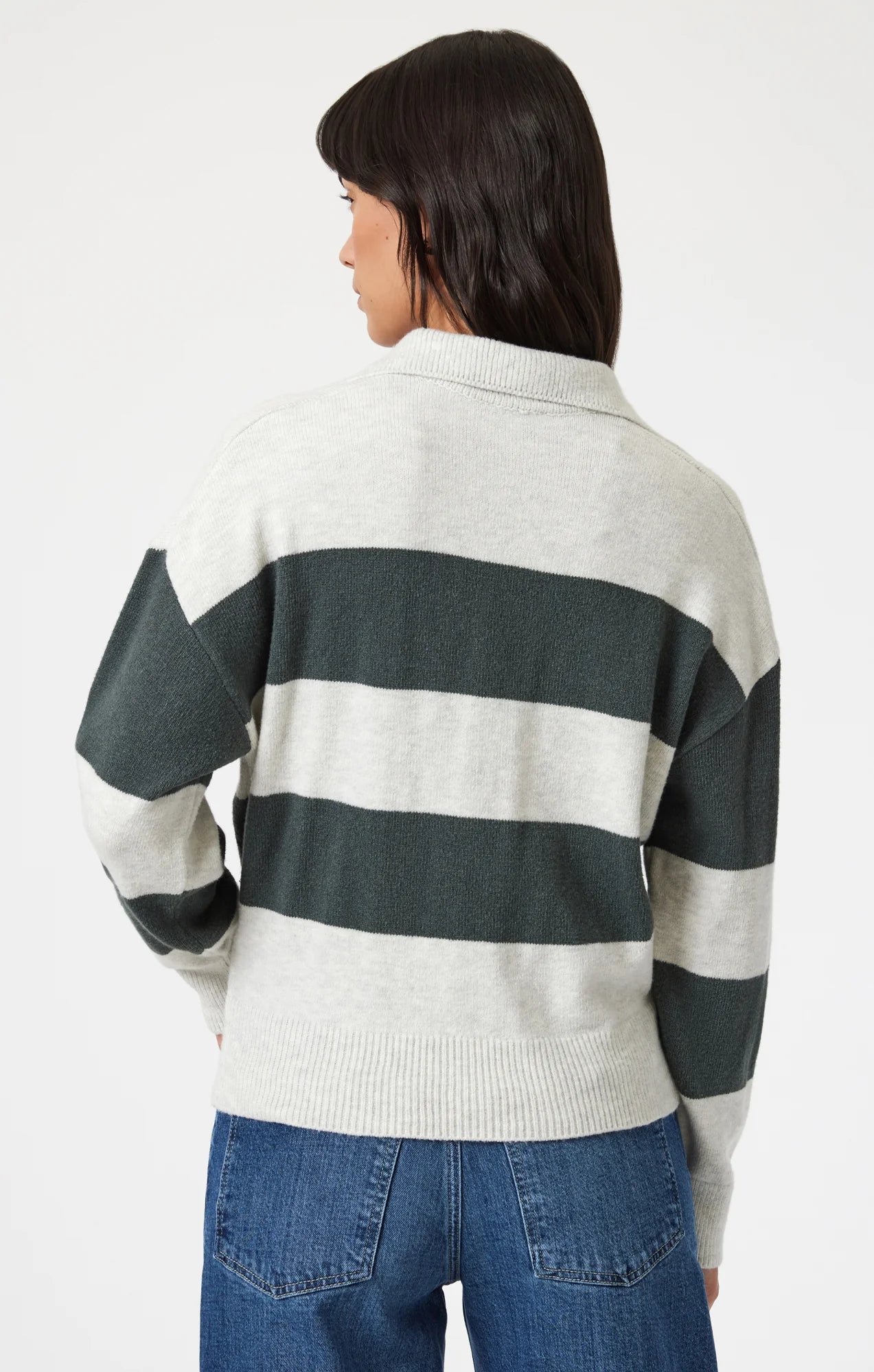 MAVI V-NECK SWEATER URBAN CHIC STRIPE