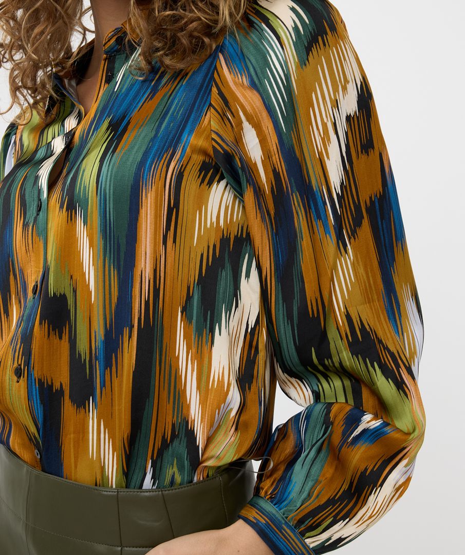 ESQUALO BASIC UNIVERSE LIGHTNING PRINT BLOUSE