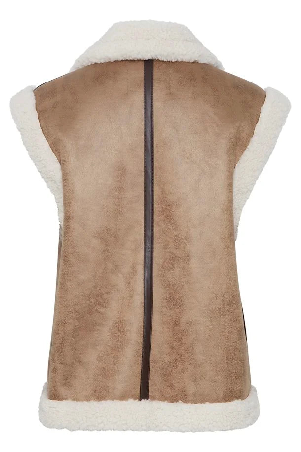 B.YOUNG  ASANNE TOASTED COCONUT VEST
