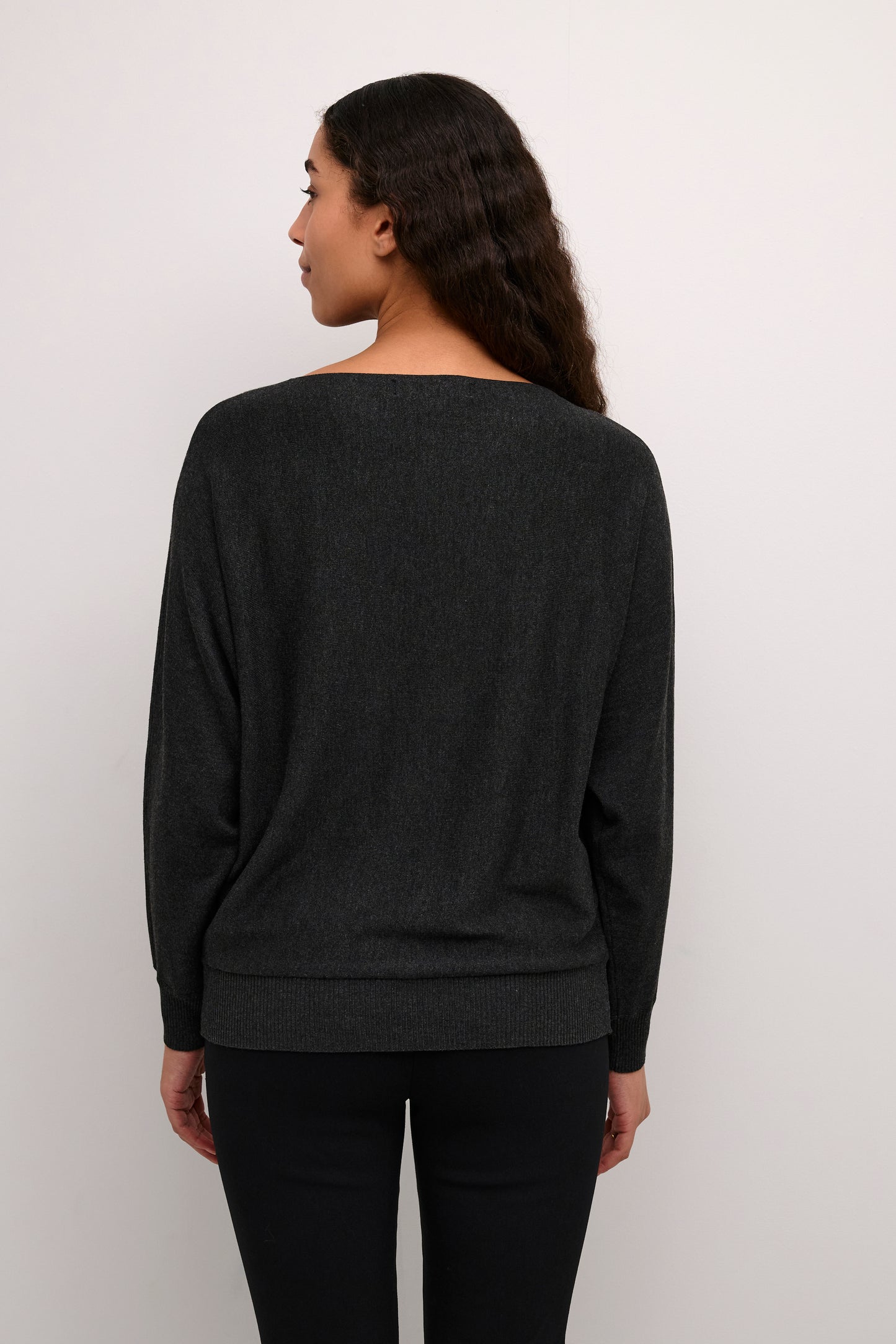 CULTURE RAVEN MELANGE ANNEMARIE BATWING SWEATER