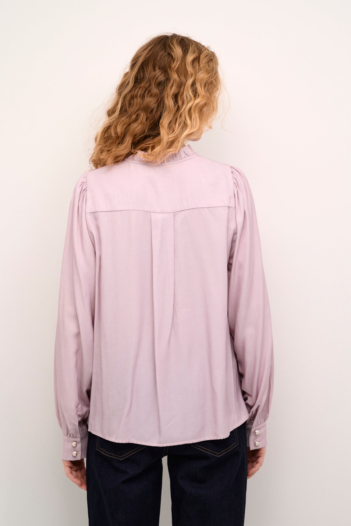 CULTURE PALE MAUVE MELANGE BELVA OLLY SHIRT