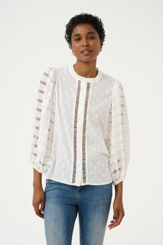 CULTURE TARO SHIRT IN SPRING GARDENIA