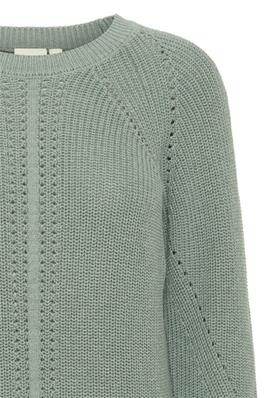 FRANSA GREEN BAY MELANGE NANSEN SWEATER