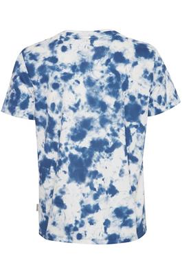 BLEND NAVY PEONY COTTON T-SHIRT