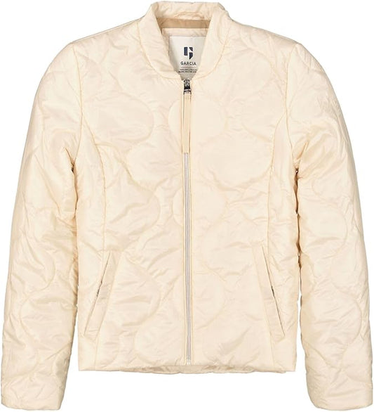 GARCIA CUBAN SAND QUILTED BOMBER JACKET