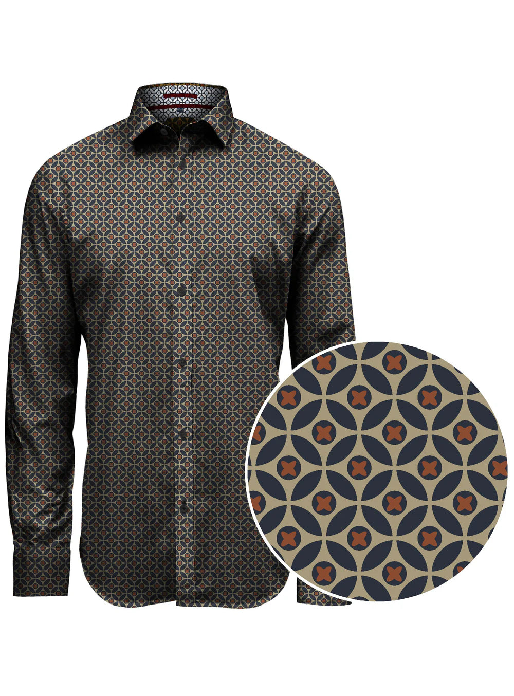 POINT ZERO MAPLE GABRIEL SEMI FIT 4 WAY STRETCH SHIRT