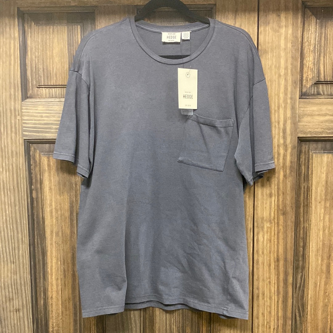 Hedge Grey T Shirt With Pocket