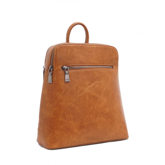 S-Q FEANNA CONVERTIBLE BACK PACK IN CAMEL