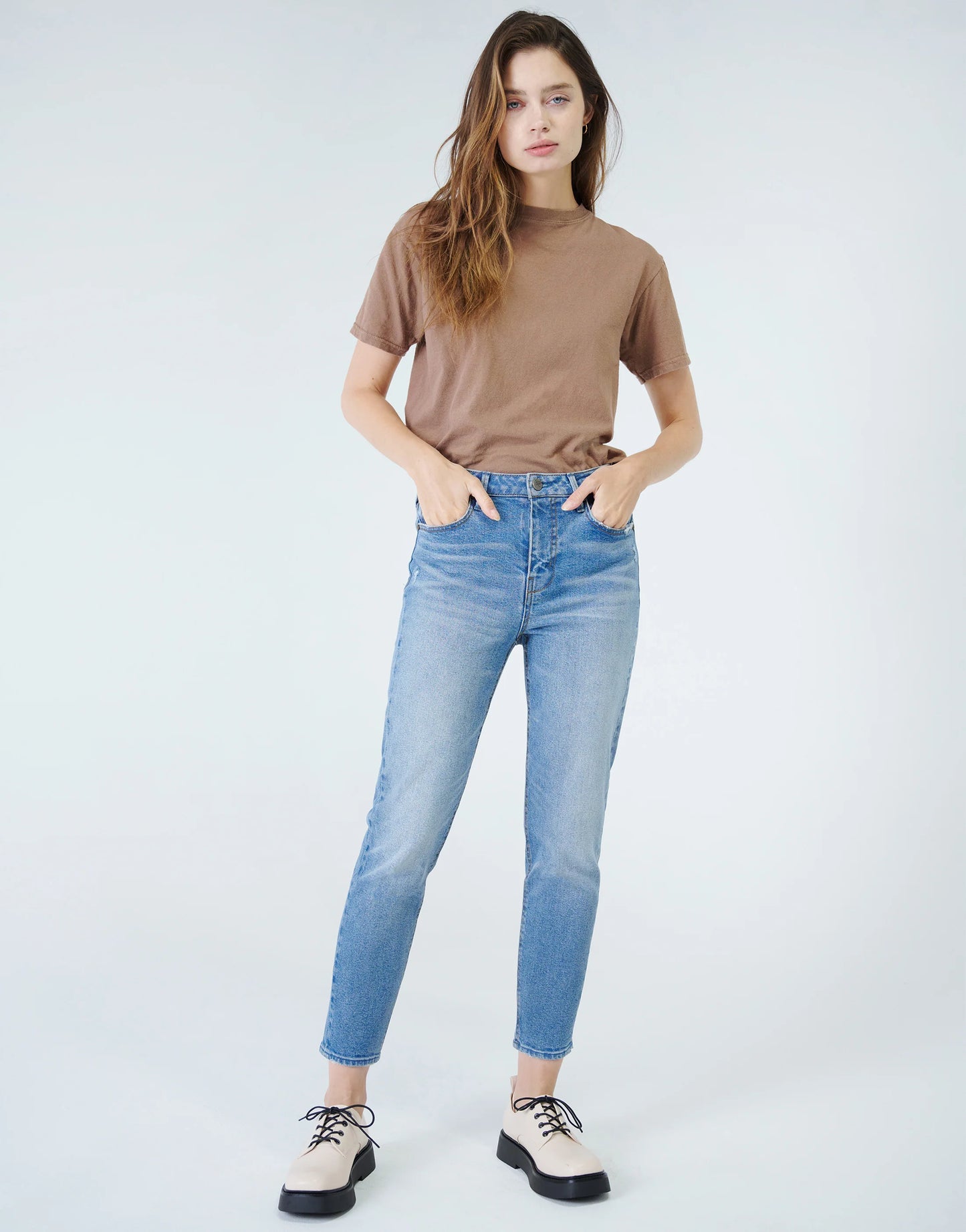 UNPUBLISHED JEANS DEBBIE STEP-MOM HIGH RISE SLIM FIT