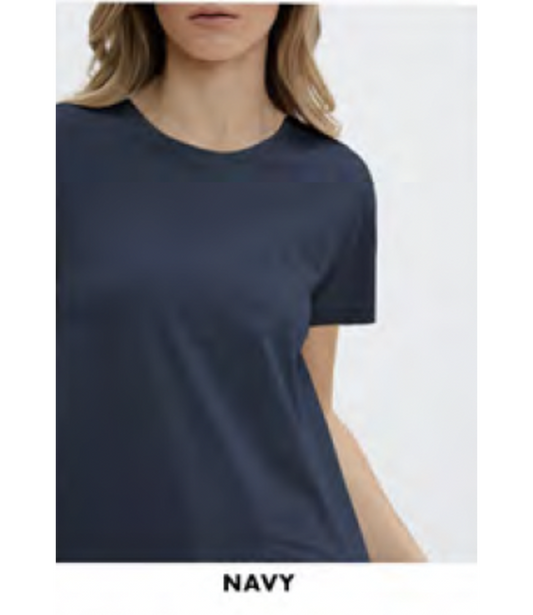 POINT ZERO WOMEN'S NAVY T-SHIRT