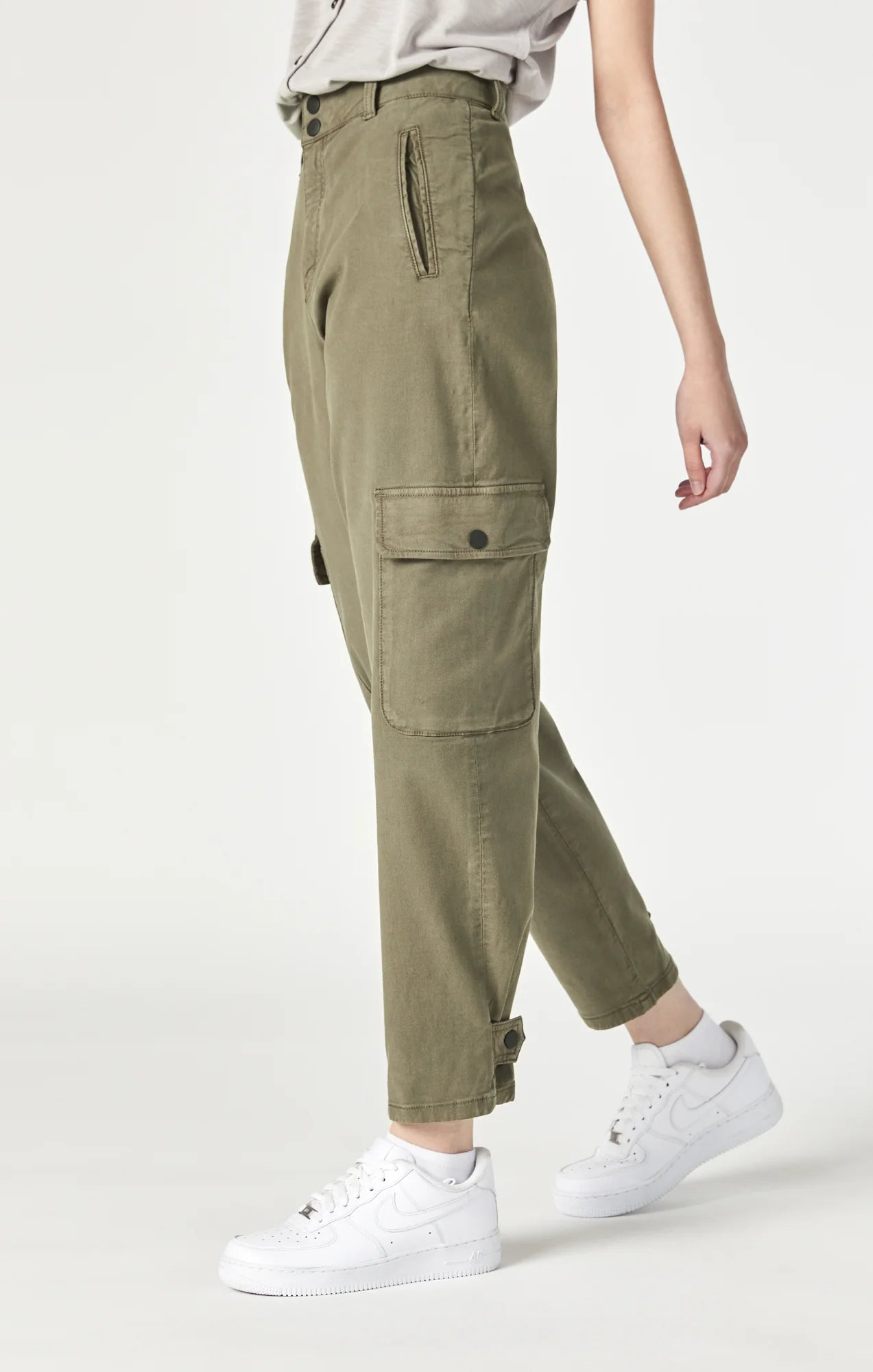MAVI ELSIE CARGO PANTS - HIGH RISE - CAPERS LUXE TWILL