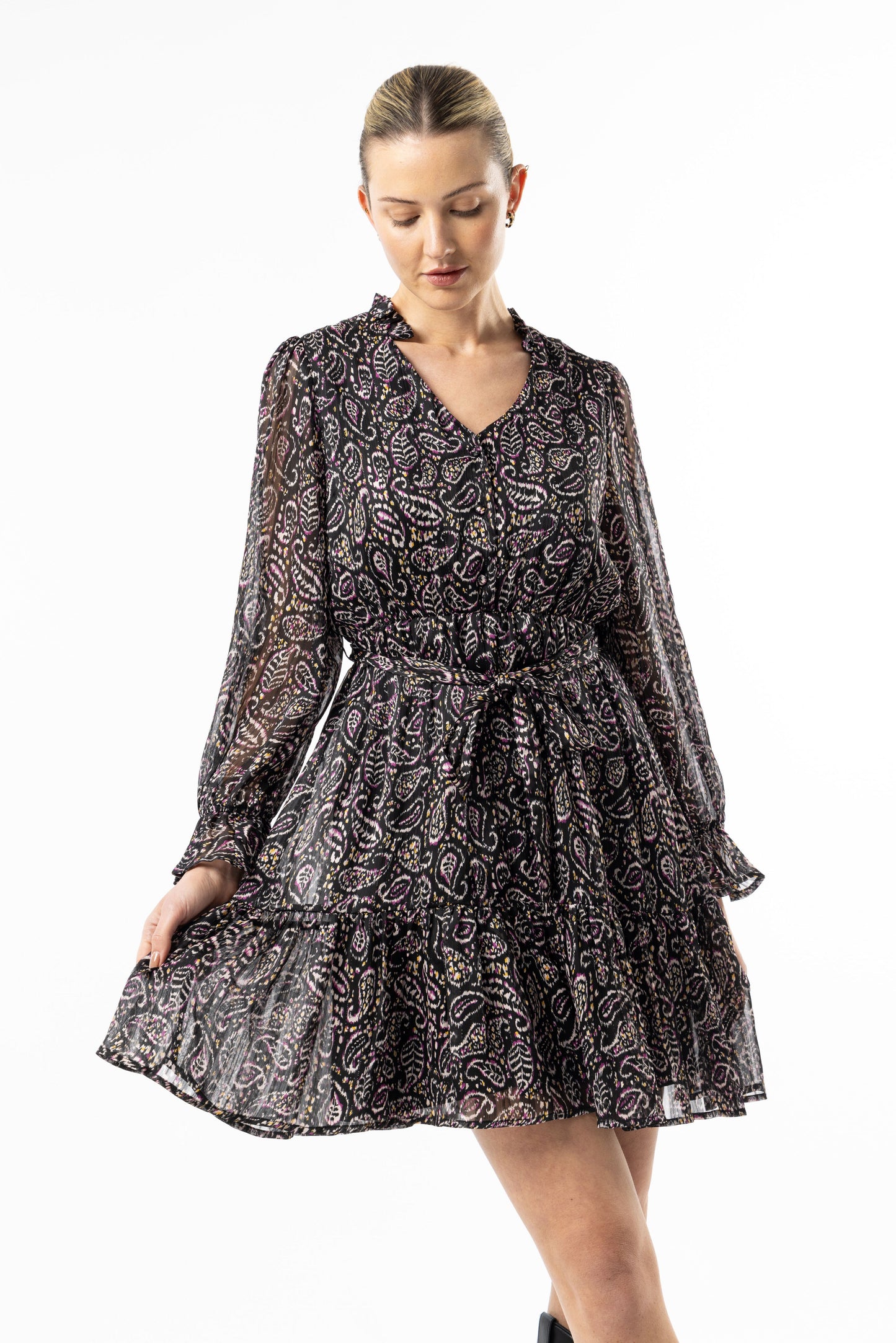 ANGELEYE BLACK EUNHA DRESS